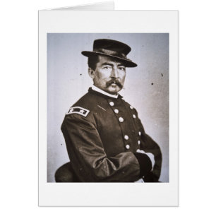 Cartão General Philip H. Sheridan (1831-88) (foto de b/w)