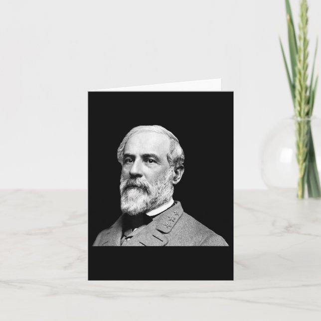 Cartão General Robert E Lee - Guerra Civil (Frente)
