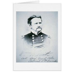 Cartão General Wesley Merritt (1834-1910) (foto de b/w)