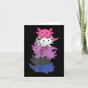 Cartão Gênero Sexo Orgulho Fluido Lgbtq Axolotl _1