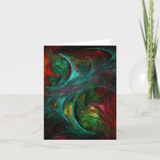 Cartão Genesis Nova Abstract Art Note Card