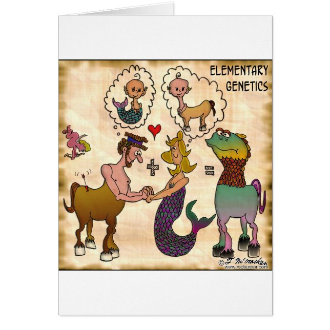 Cartão Genética elementar (Frente)