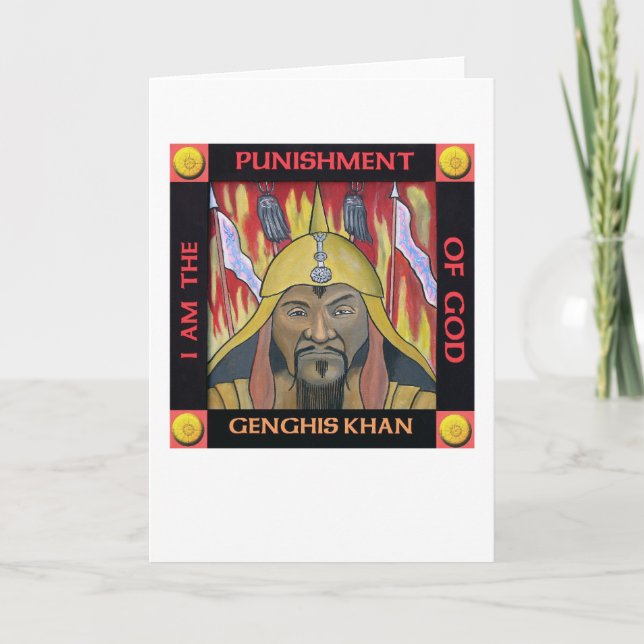 Cartão Genghis Khan card (Frente)