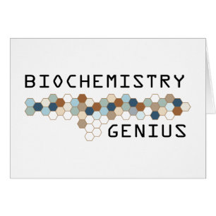 Cartão Gênio da bioquímica