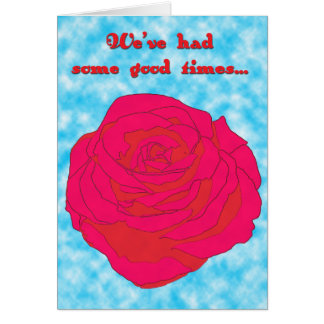 Cartão gentle breakup card