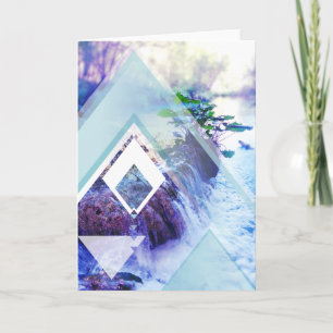 Cartão geografia da água