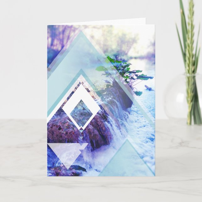 Cartão geografia da água (Frente)