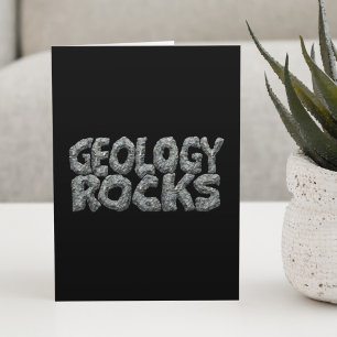 Cartão Geology Rocks - Earth Science Pun