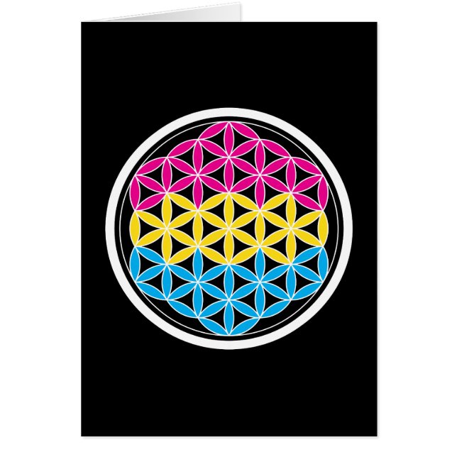 Cartão geometria pan-sagrada (Frente)