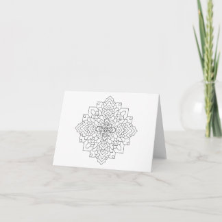 Cartão Geometric Mandala #7