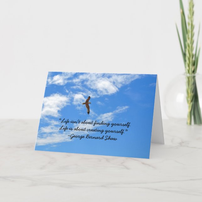 Cartão George Bernard Shaw MFA Congratulations (Frente)