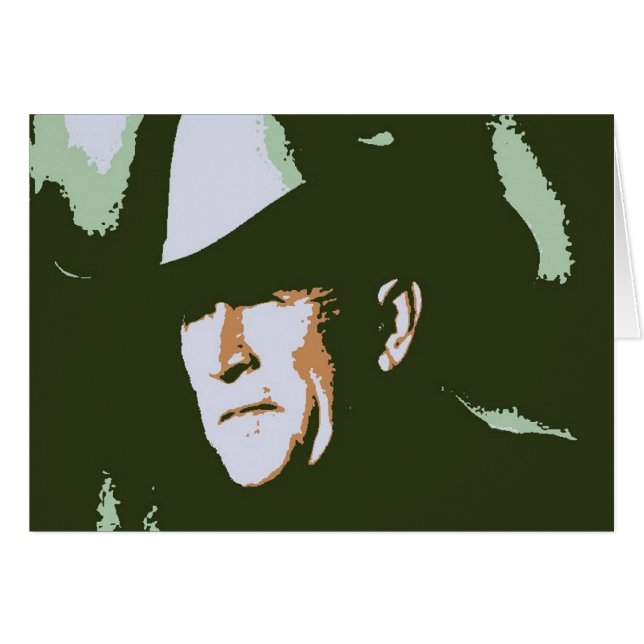 Cartão George Bush/Cowboy (Frente Horizontal)