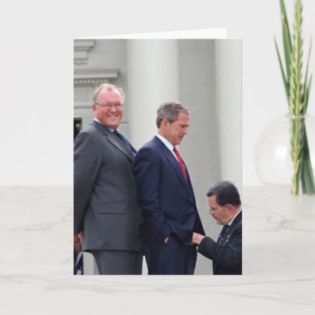 Cartão George Bush Thank you greeting card (Frente)