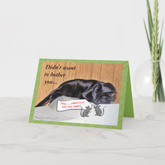 Cartão George, o Cat-Get Bem, personalize qualquer ocasiã