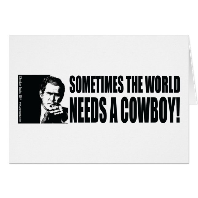 Cartão George W Bush (Frente Horizontal)