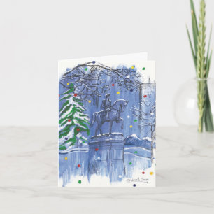 Cartão George Washington Holiday Card