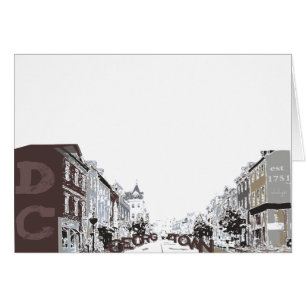 CARTÃO GEORGETOWN EM WASHINGTON, DC