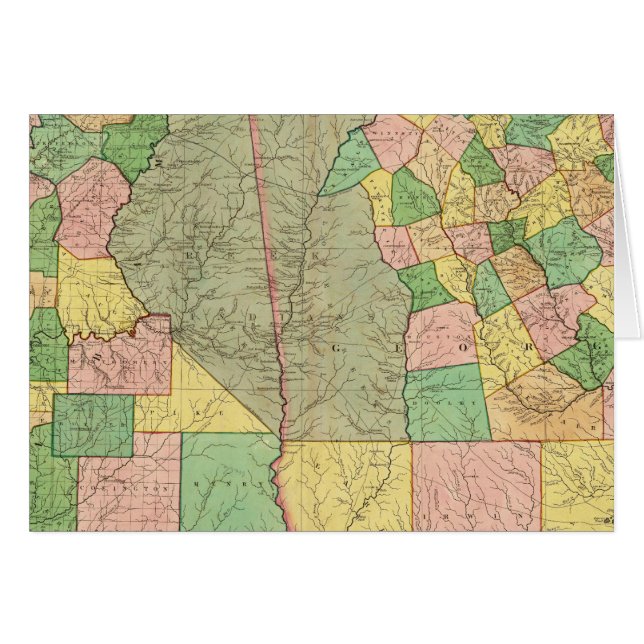 Cartão Geórgia e Alabama 2 (Frente Horizontal)