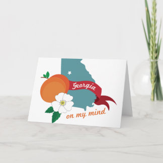 Cartão Georgia On My Mind