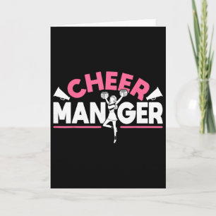 Cartão Gerente de Comemorações de Cheerleading