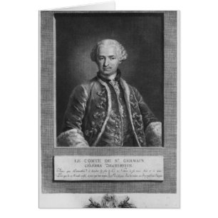 Cartão Germain, famoso alquimista, 1783