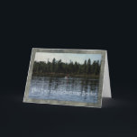 Cartão German Birthday Card For Brother<br><div class="desc">A lake image with a fisherman and pine trees in the background. Hoffen,  dass Ihr besonderer Tag ist so besonders wie du bist Alles Gute zum Geburtstag</div>