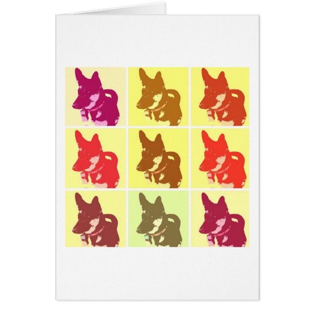 Cartão German shepherd (Frente)