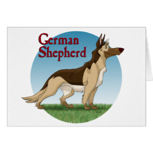 Cartão German shepherd