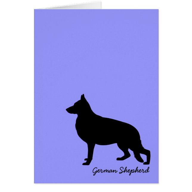 Cartão German shepherd (Frente)