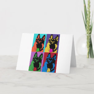 Cartão german shepherd Art