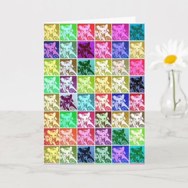 Cartão German shepherd Dog Art Todos Nós Aniversário (Planta pequena)