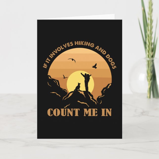 Cartão german shepherd me conte em cães caminhando (Frente)