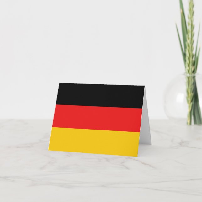 Cartão Germany Flag Notecard (Frente)