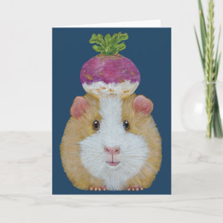 Cartão Gertie the guinea pig card