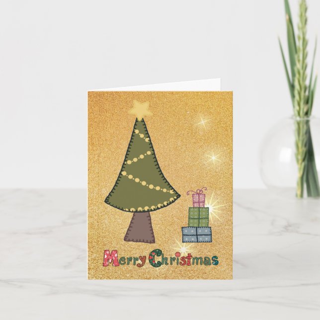 Cartão Geschenke unterm Baum (Frente)