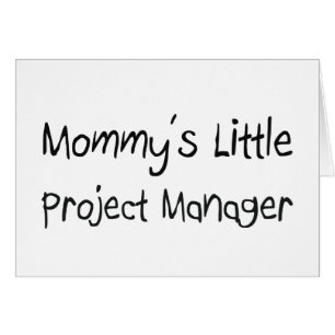 Cartão Gestor de projecto pequeno de Mommys