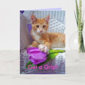 Cartão Get a grip card