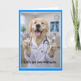 Cartão Get It Over With Get Well Card  NTA-1