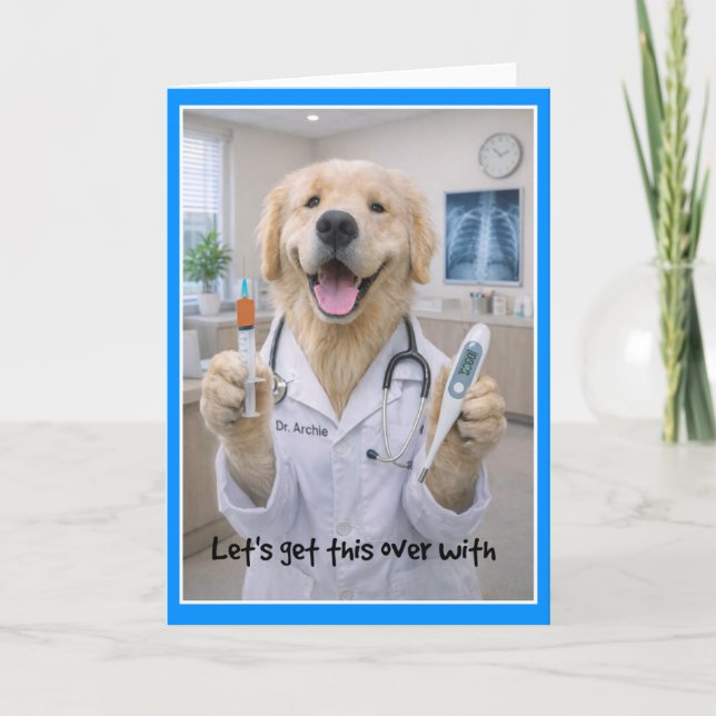 Cartão Get It Over With Get Well Card  NTA-1 (Frente)