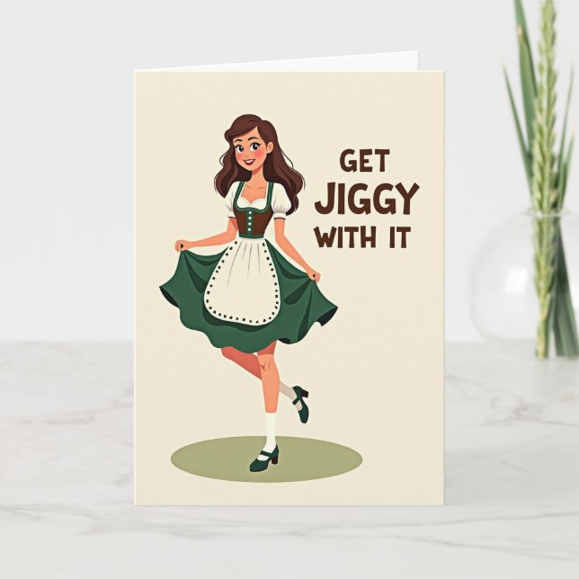 Cartão Get Jiggy With It (Frente)