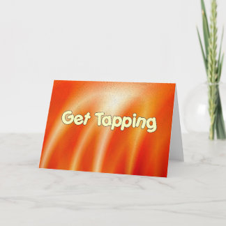 Cartão Get Tapping - Toque Dancing