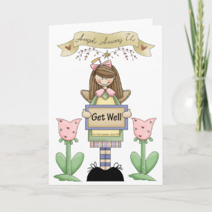 Cartão Get Well Angel Card by Sharon Rhea Ford