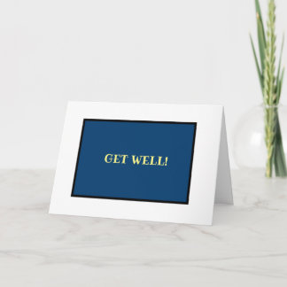 Cartão get well card