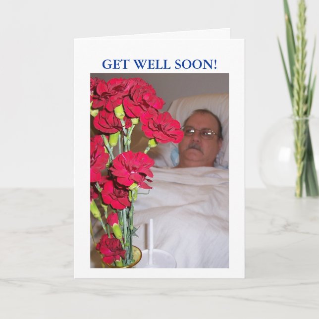 Cartão Get Well, For Man, (Frente)