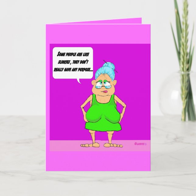 Cartão Get Well Gladys (Frente)