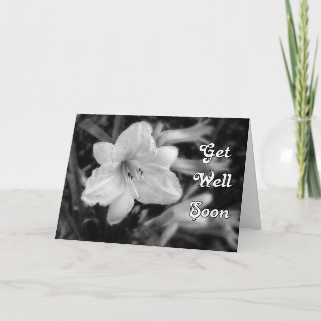 Cartão Get Well Lily (Frente)