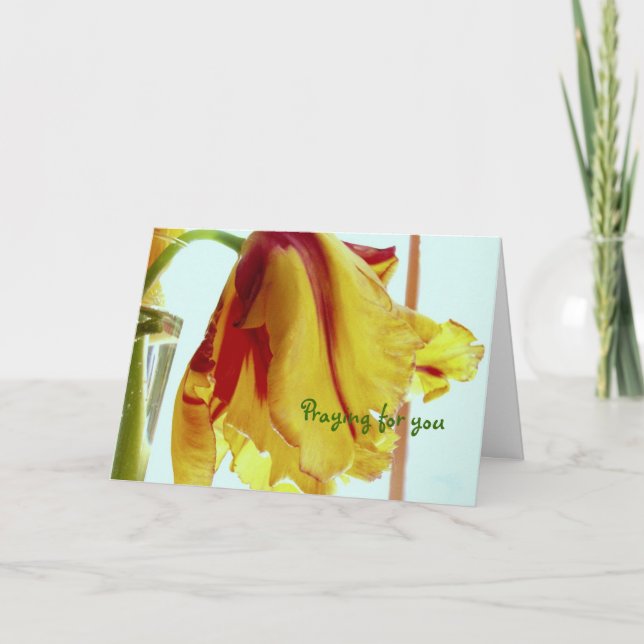 Cartão Get Well Prayer Card (Frente)