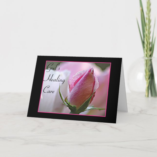 Cartão Get Well Rose Card (Frente)