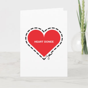 Cartão 'Get well Short' do Heart Donee