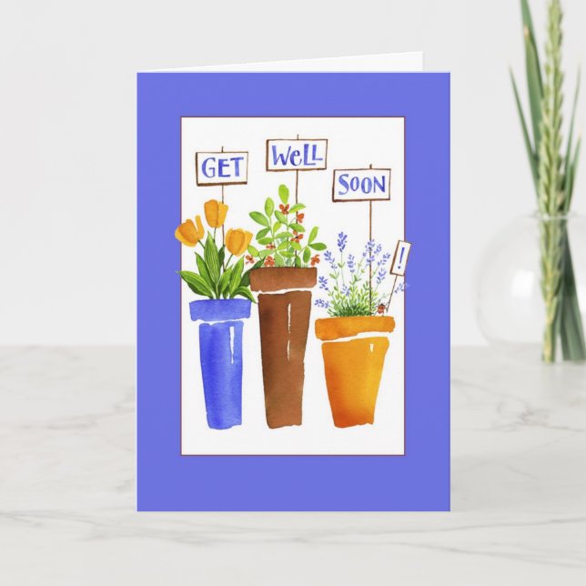 Cartão Get Well soon (Frente)